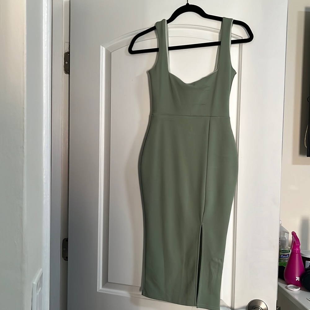 Sage Midi Dress